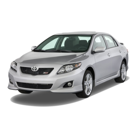 Toyota COROLLA MATRIX 2009 Operating manual
