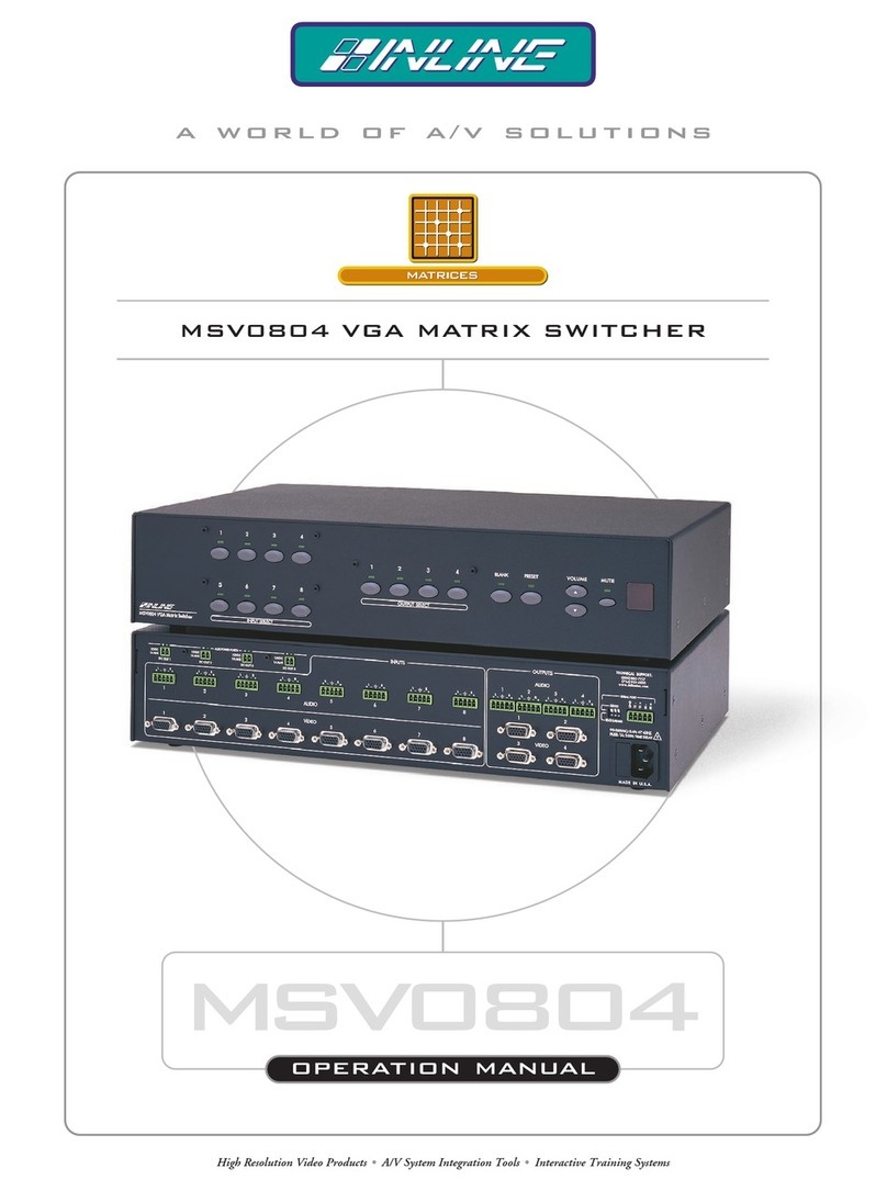 Inline MSV0804 User manual