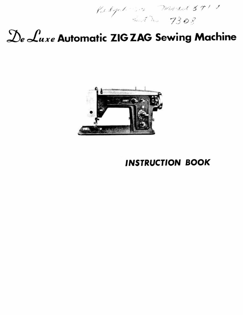 Singer De Lux ZIG ZAG Instruction book
