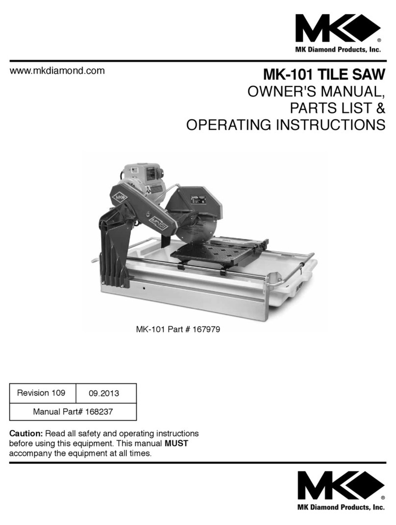 MK Diamond Products MK-101 User manual