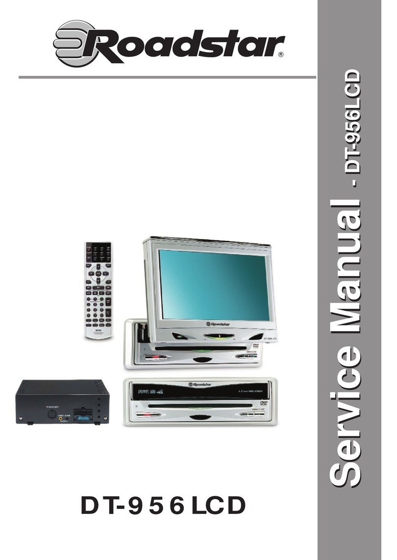 Roadstar DT-956LCD Service manual