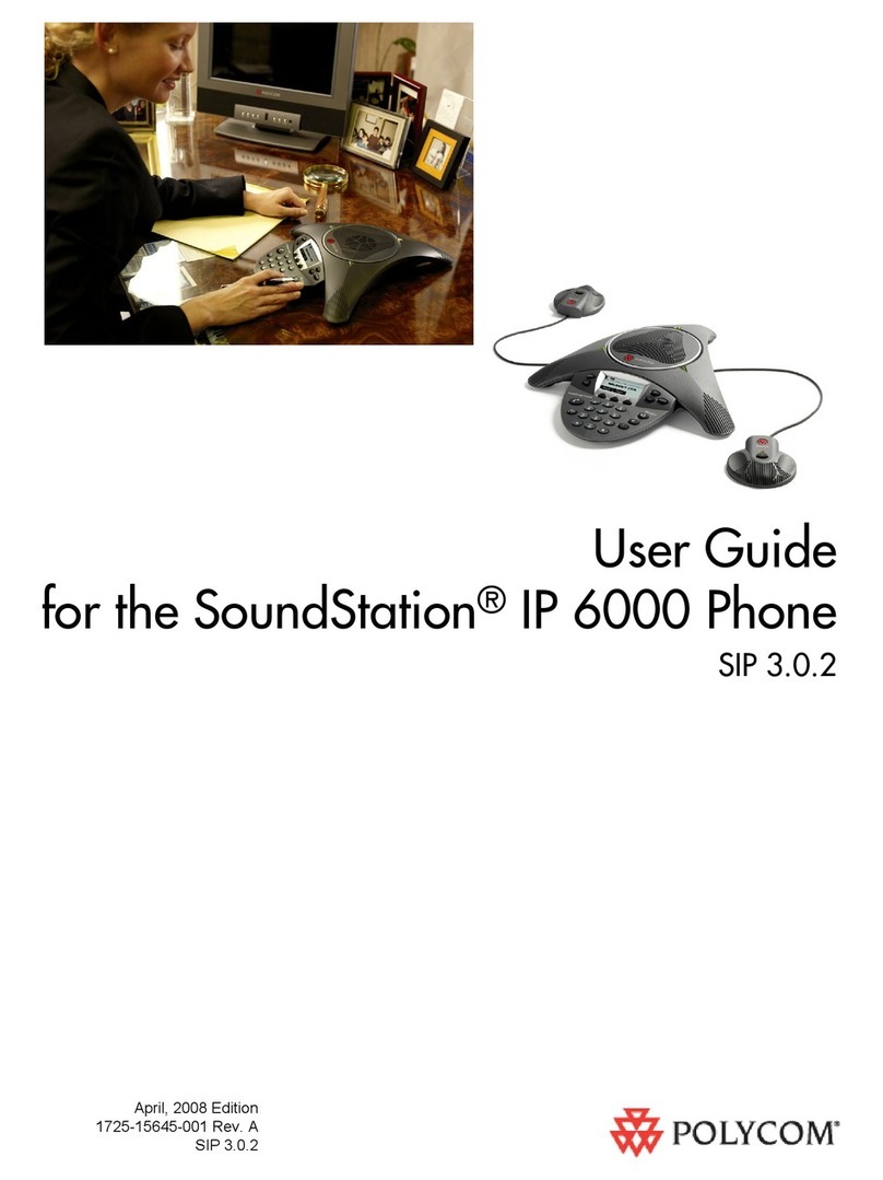 Polycom SoundStation 6000 User manual