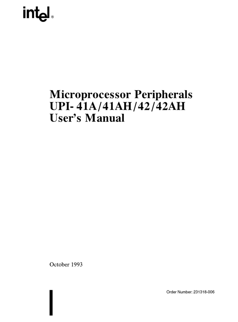 Intel UPI- 41A User manual