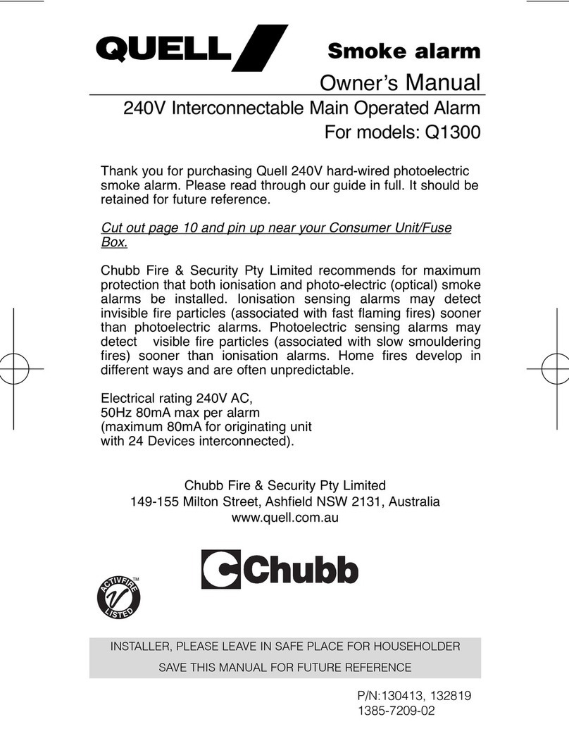 Quell Q1300 User manual