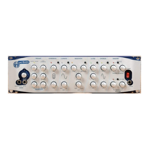 SWR Mo' Bass User manual SWR Mo' Bass User manual