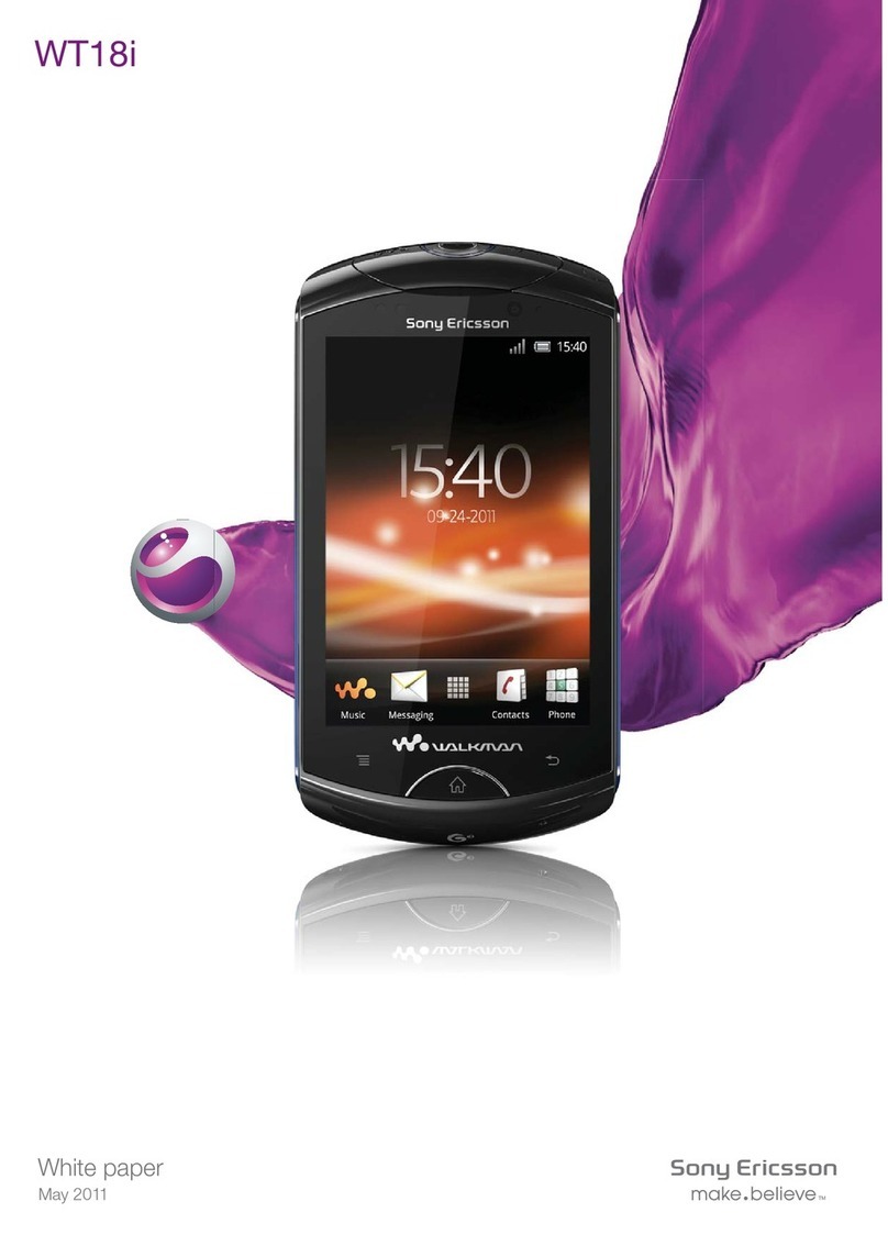 Sony Ericsson Walkman WT18i White paper