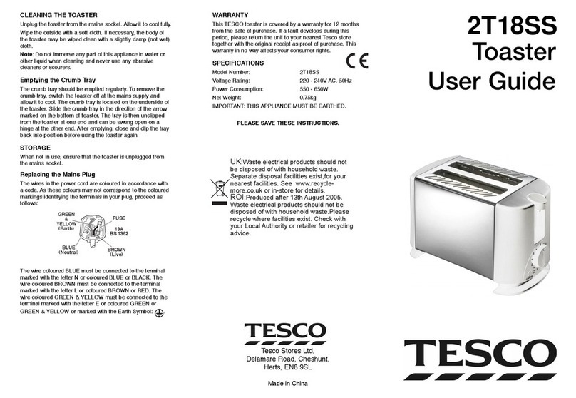 Tesco 2T18SS user guide