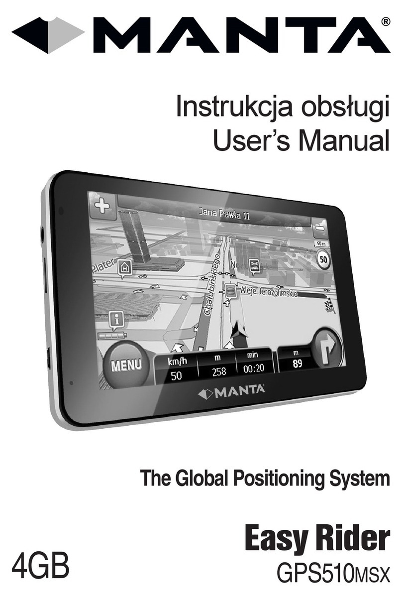 Manta Easy Rider GPS510MSX User manual