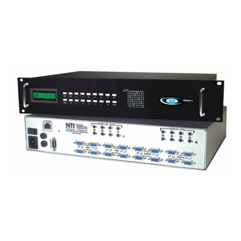 NTI SM-nXm-AV-LCD User manual