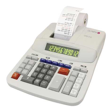 Olympia CPD 512 User manual