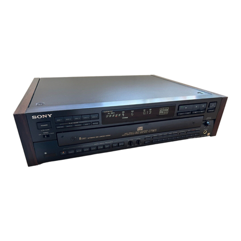 Sony CDP-C79ES User manual