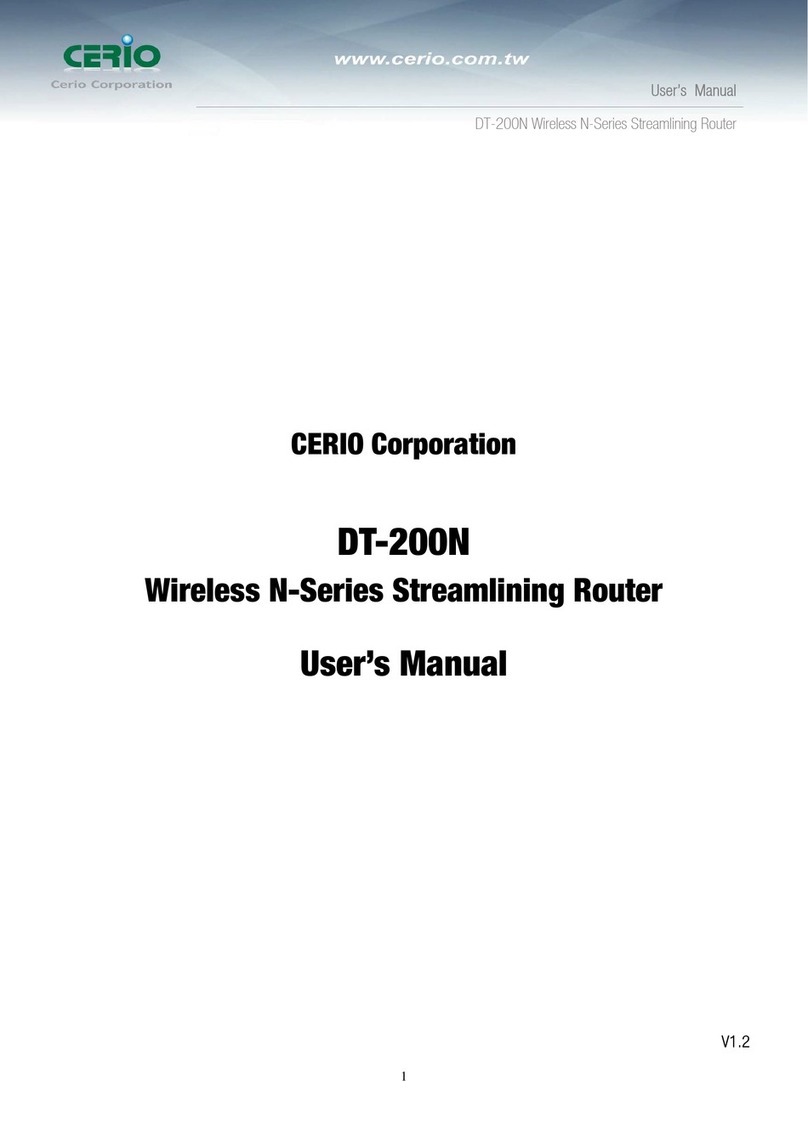 Cerio DT-200N user manual