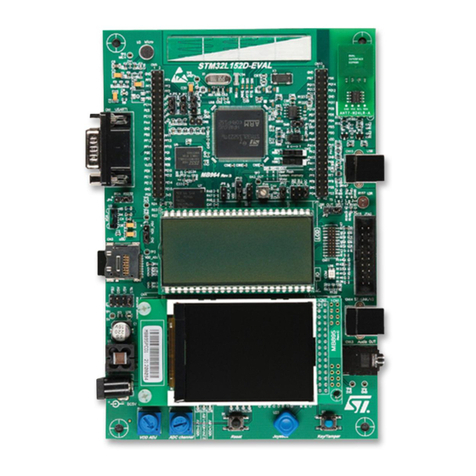 STMicroelectronics STM32L152D-EVAL User manual