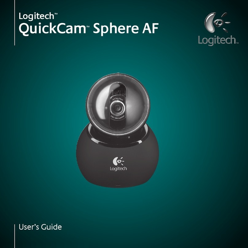 Logitech QuickCam Sphere AF User manual