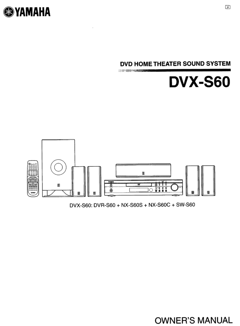 Yamaha DVX-S60 User manual
