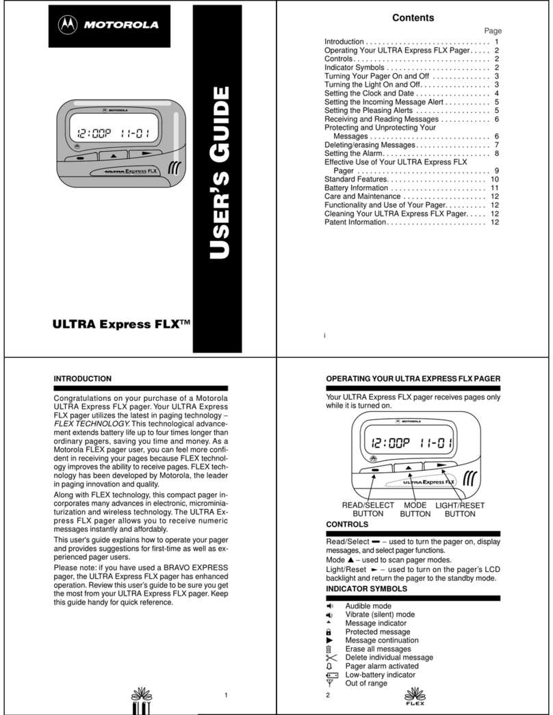 Motorola ULTRA Express FLX User manual