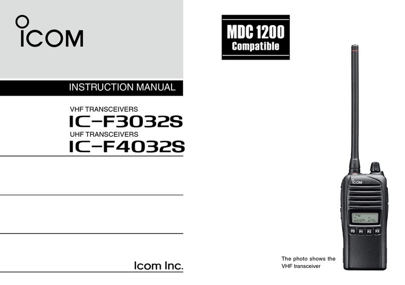 Icom iF4032S instruction manual