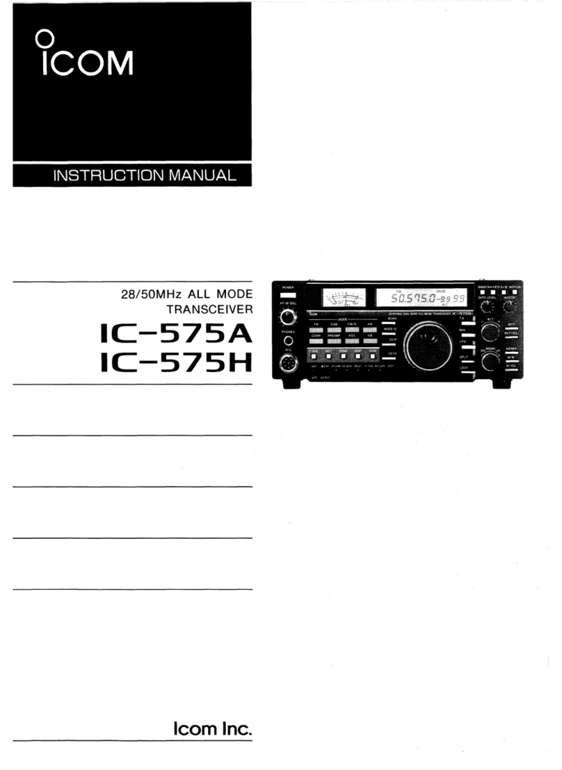 Icom IC-575A User manual