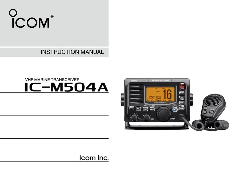 Icom IC-M504A User manual