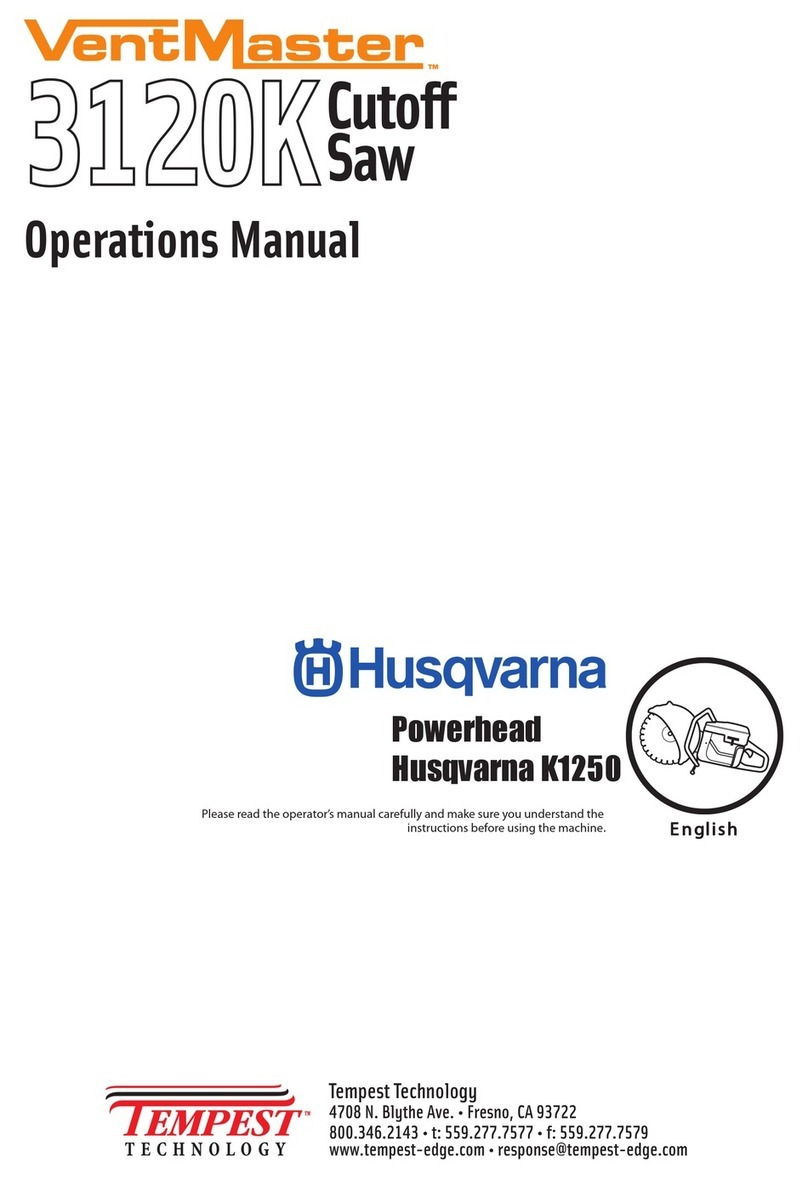 Tempest VentMaster 3120K Operation manual