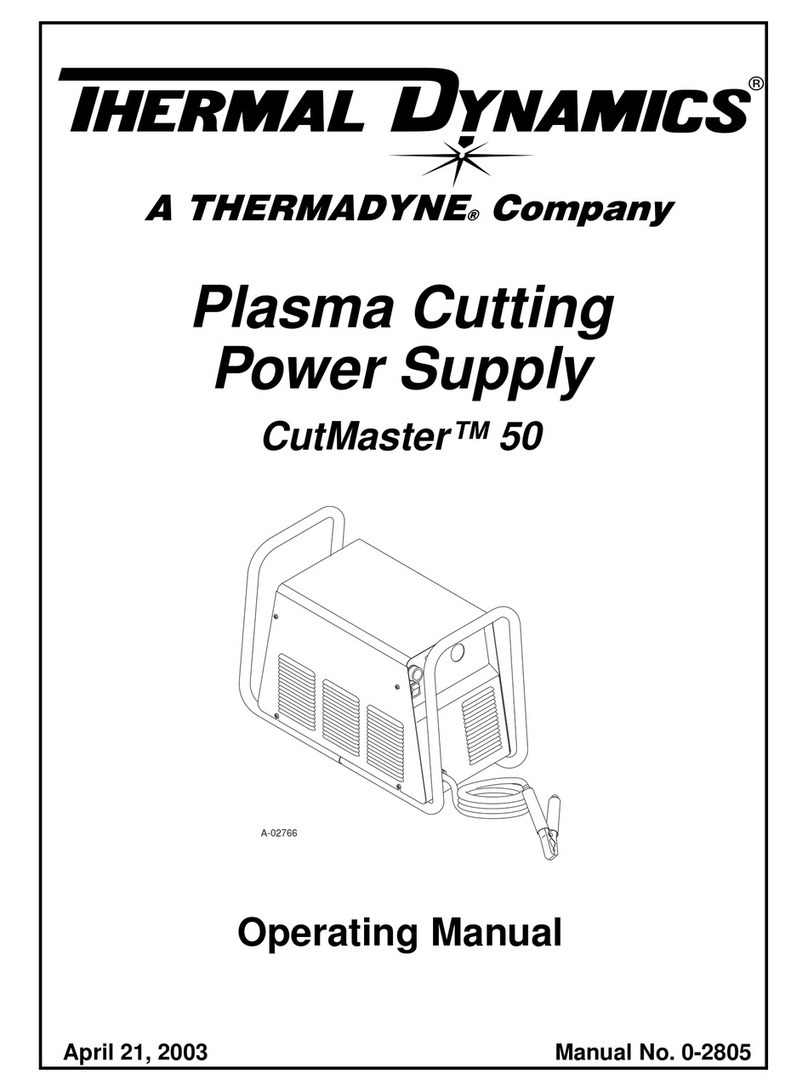 Thermal Dynamics CE CutMaster 50 operating manual