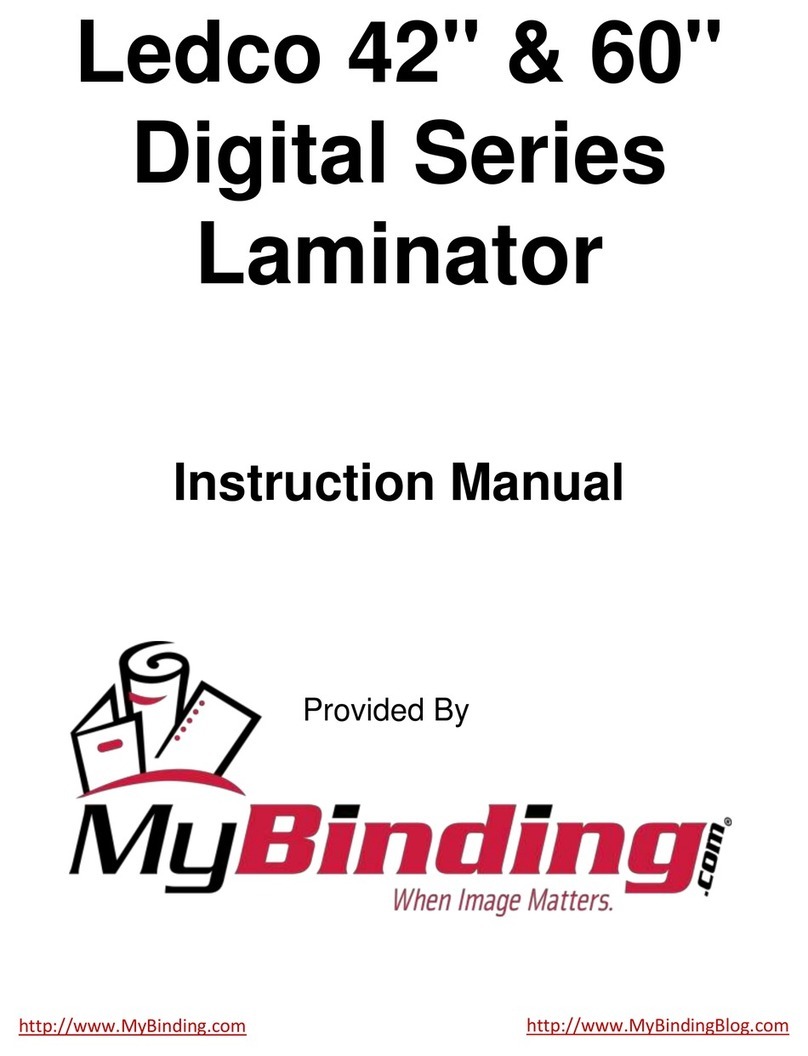 Ledco Laminator User manual Ledco Laminator User manual