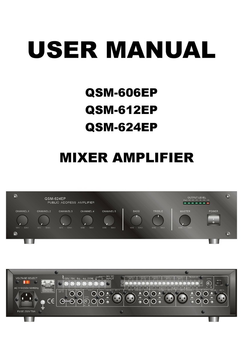 PA Tech Electronics QSM-606EP user manual