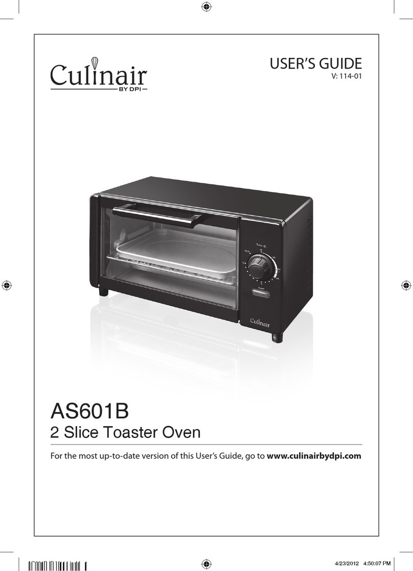 Culinair AS601B user guide