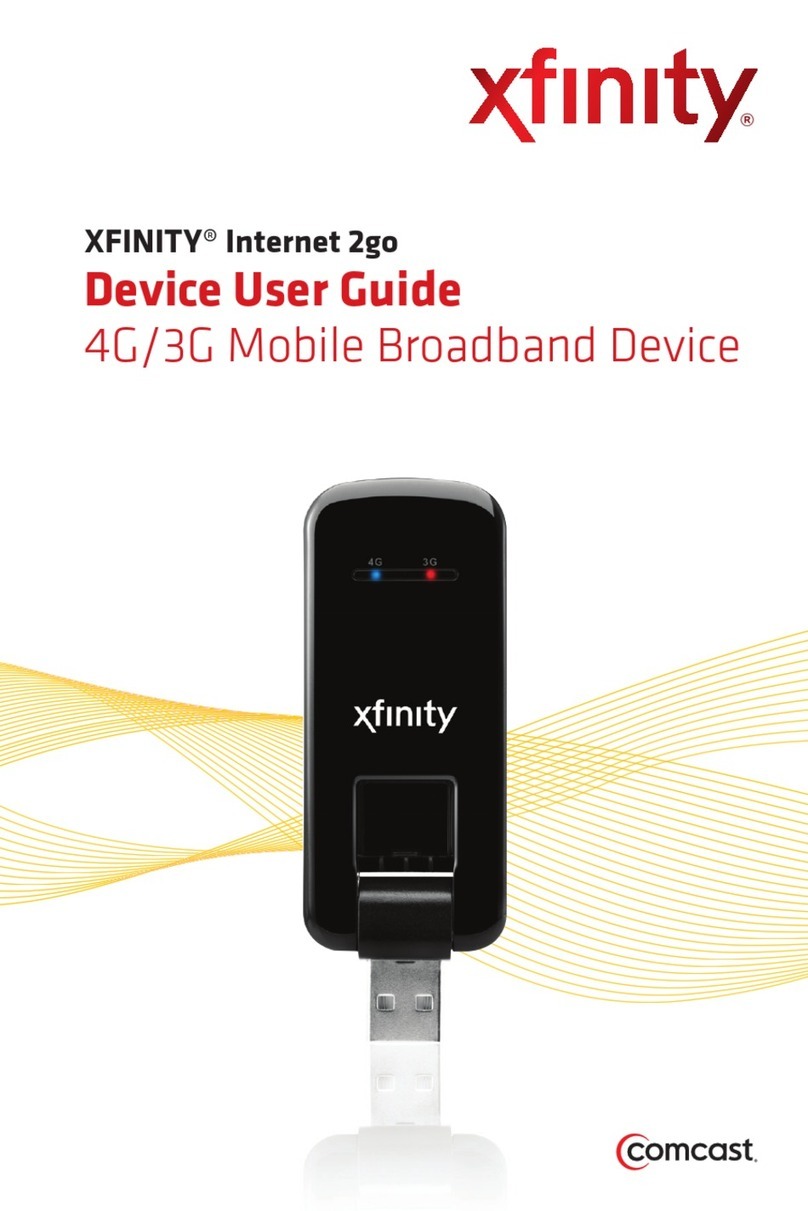 Comcast High-Speed 2go user guide