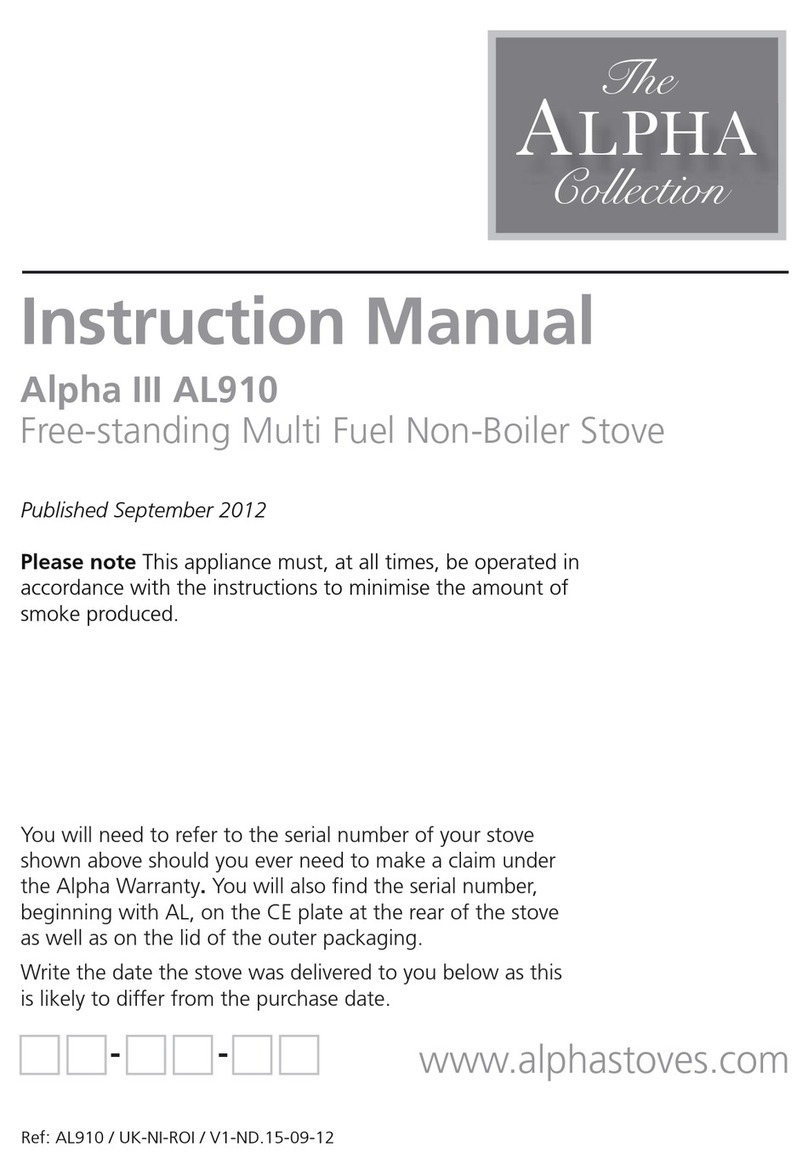 Hi-Flame Alpha III AL910 instruction manual