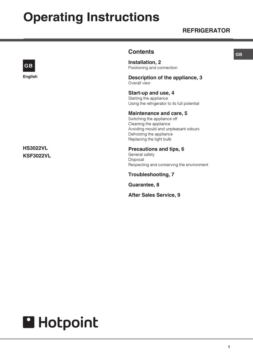 Hotpoint HS3022VL User manual