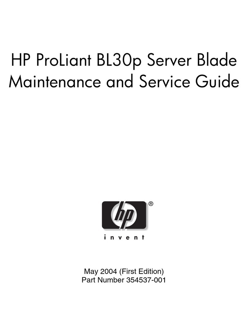 HP BL30p - ProLiant - 1 GB RAM Manual HP BL30p - ProLiant - 1 GB RAM Manual