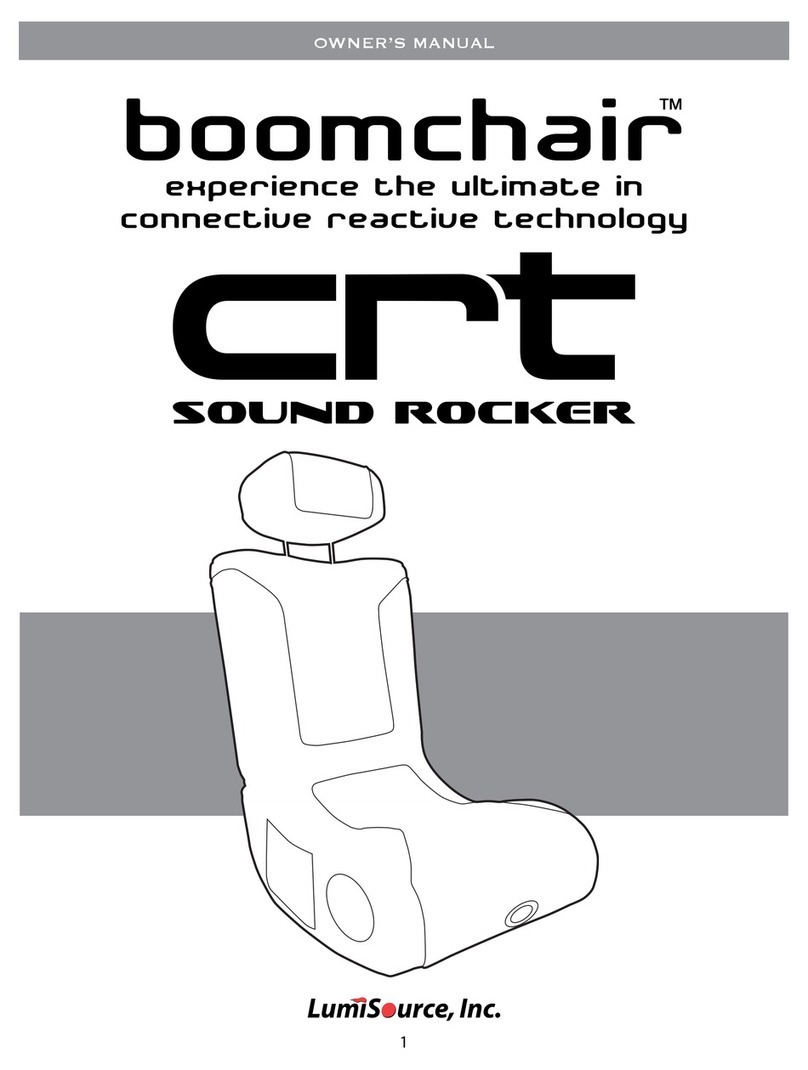 LumiSource Boom Chair User manual LumiSource Boom Chair User manual