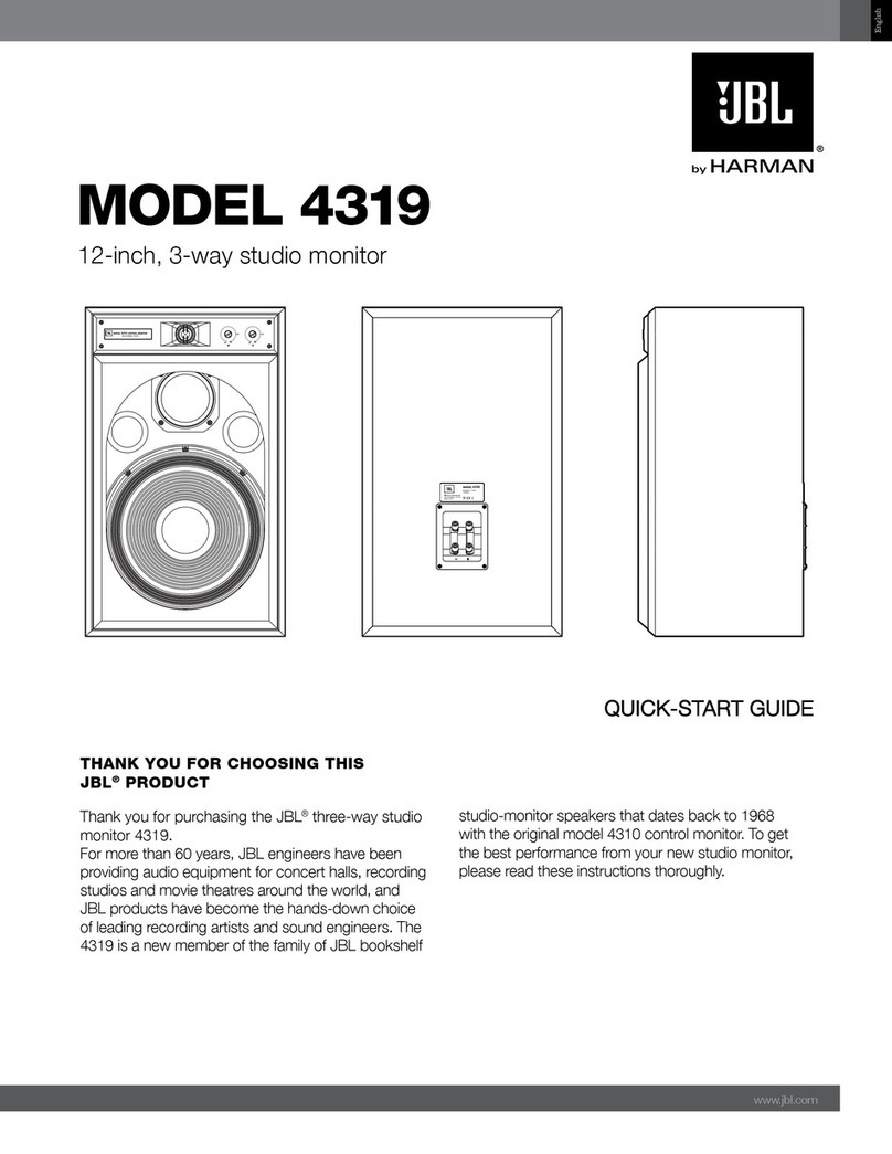 JBL 4319 User manual