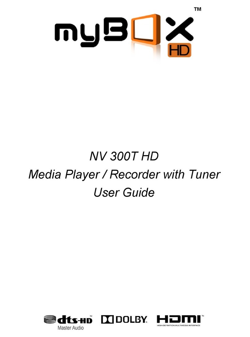 myBox NV 300T HD user guide
