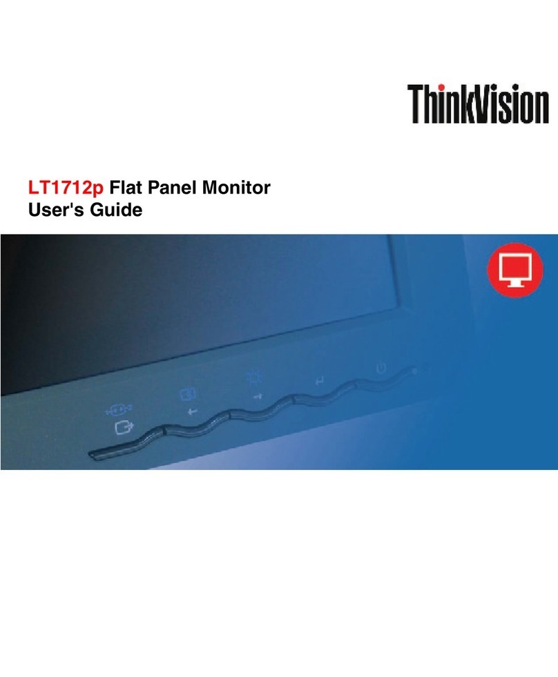 Lenovo ThinkVision LT1712p User manual