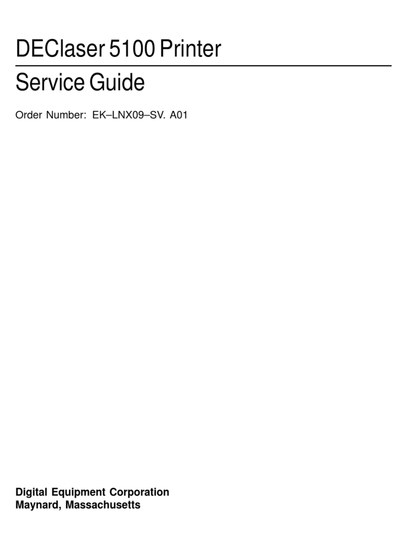 DEC DEClaser 5100 User manual