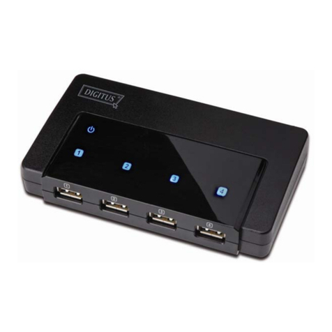 Digitus 4-Port Desktop USB KVM Switch with USB 2.0... User manual Digitus 4-Port Desktop USB KVM Switch with USB 2.0... User manual