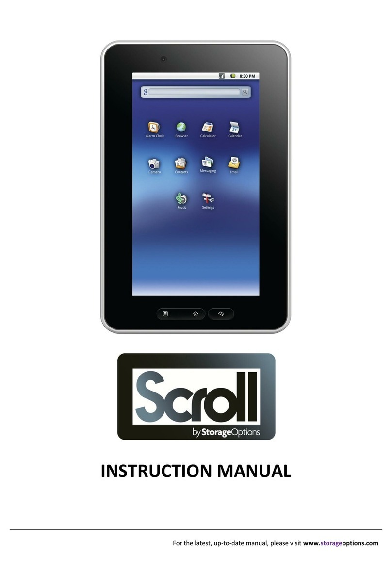 Storage Options Scroll User manual