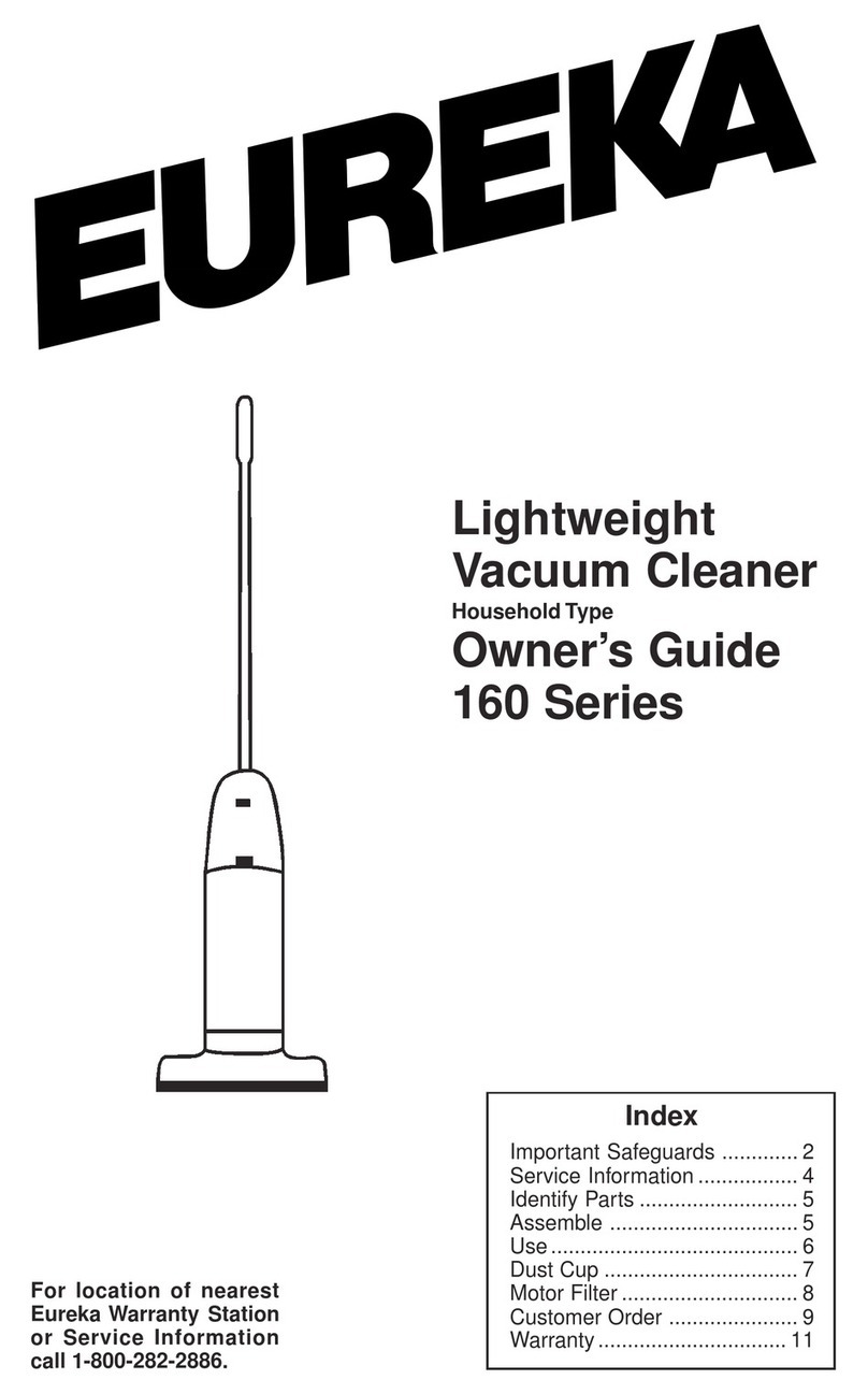 Eureka 160 Series owner's guide