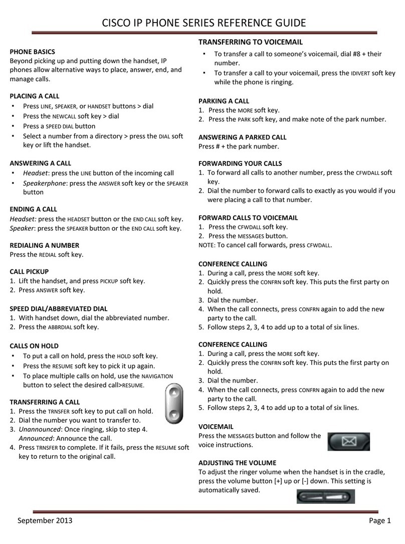 Cisco Cisco 7940 reference guide