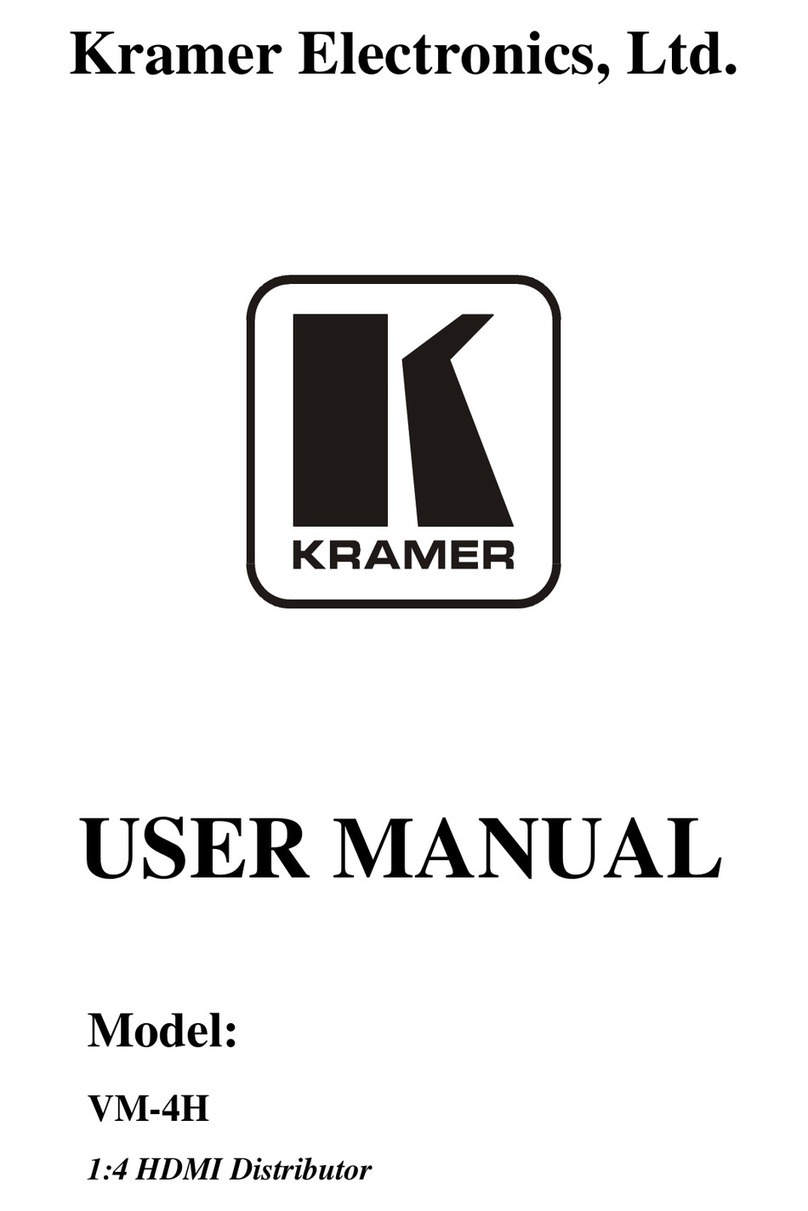 Kramer VM-4H user manual