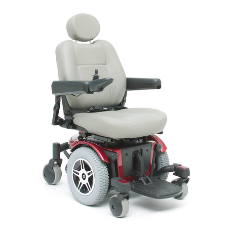 Pride Jazzy 600 Series User manual