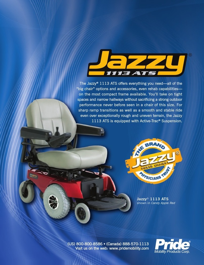 Pride Jazzy 1113ATS User manual