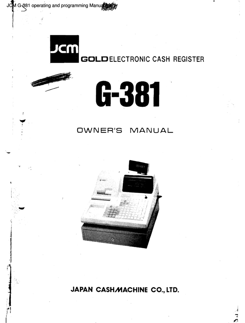 JCM G-381 owner's manual