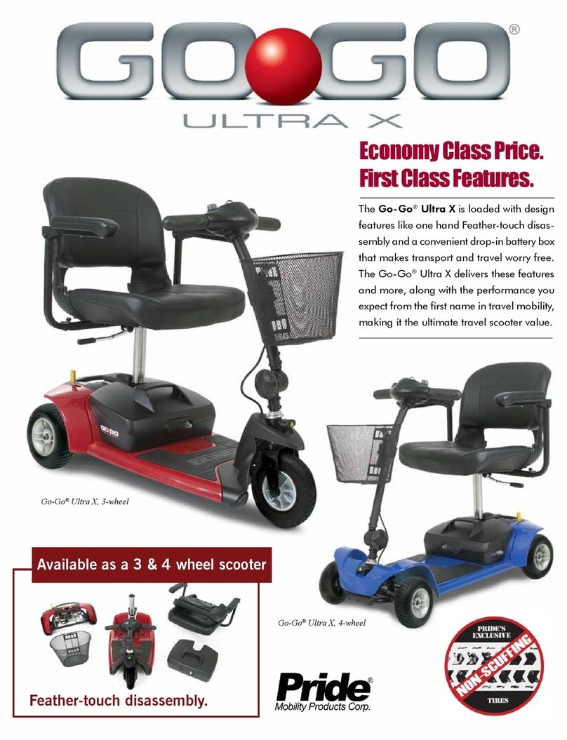 Pride Mobility SC40X User manual