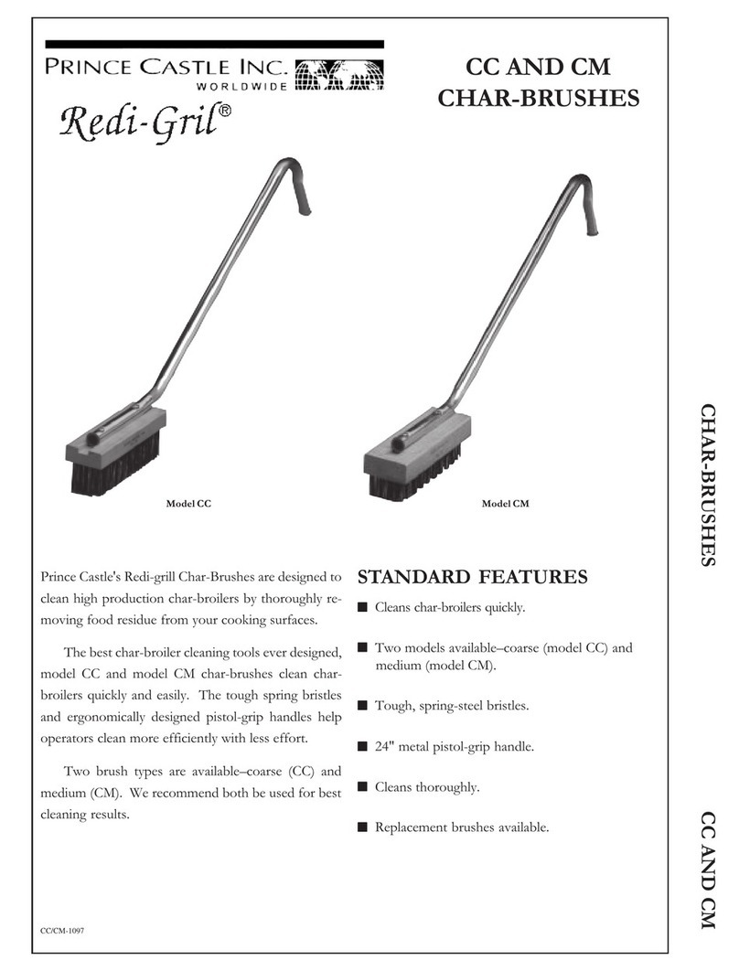 Prince Castle Char-Brushes CM Specifications
