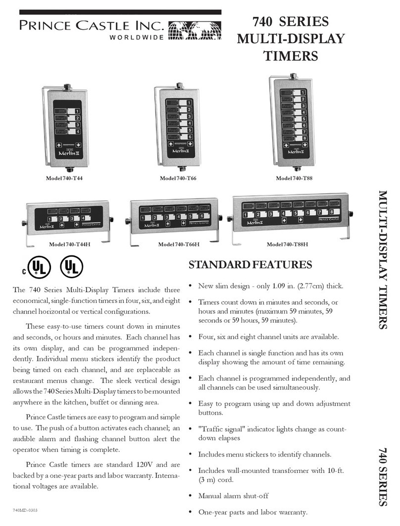 Prince Castle 740-T44 Specifications
