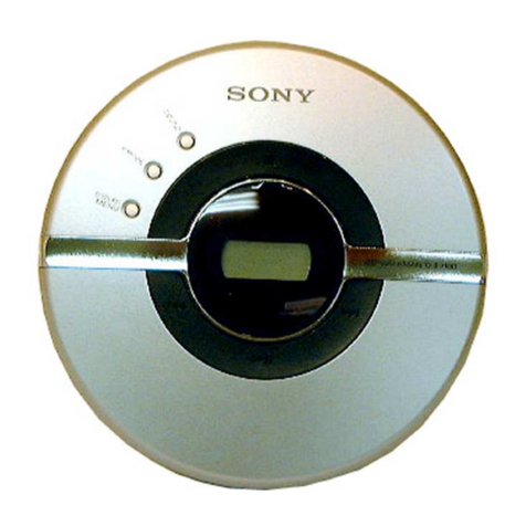 Sony CD Walkman D-EJ100 User manual