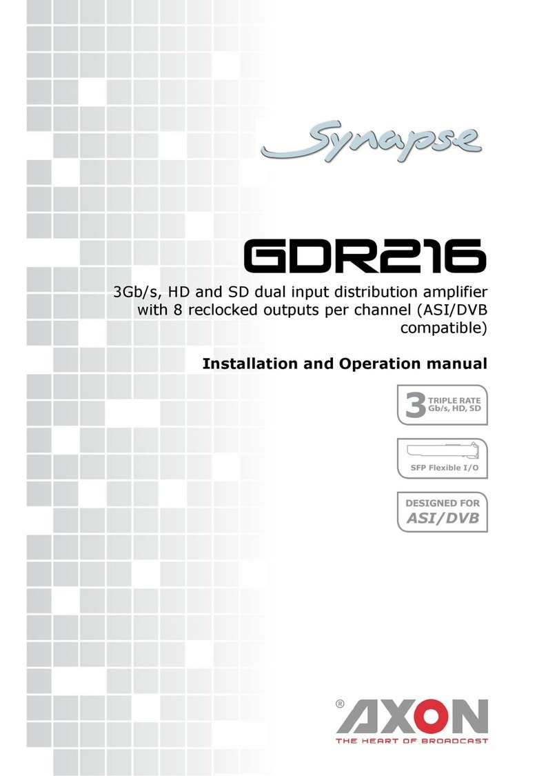 Synapse GDR216 User manual